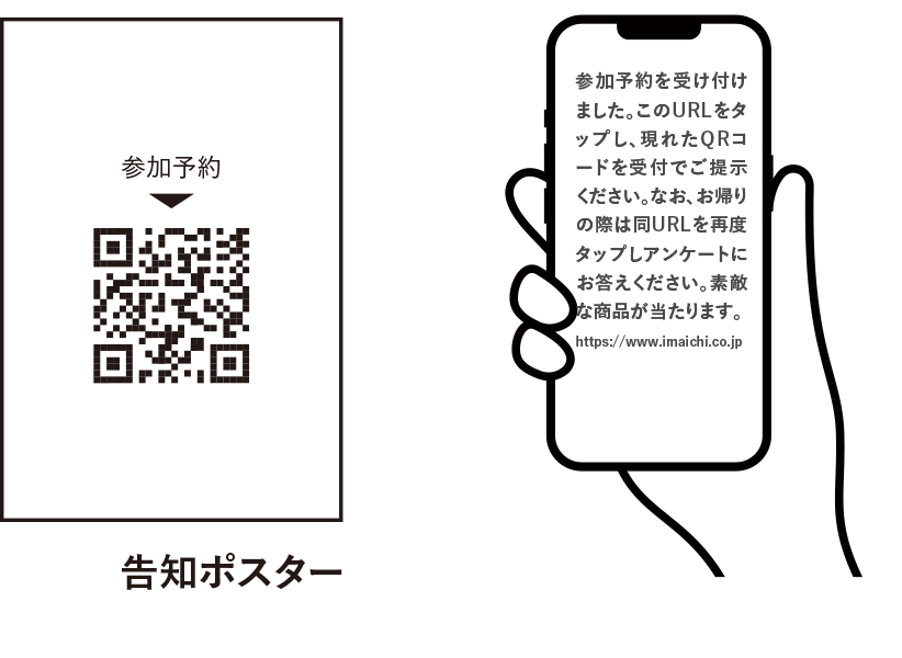 告知ポスターQR
